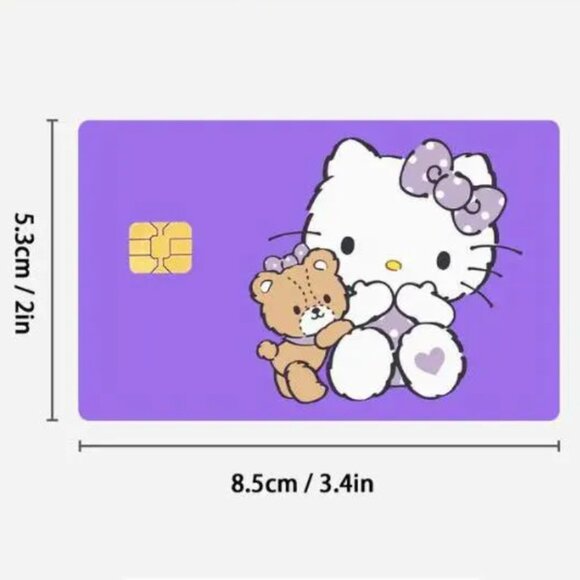 Hello Kitty | 2pcs Card Skin | Pink and Purple - Picture 2 of 3